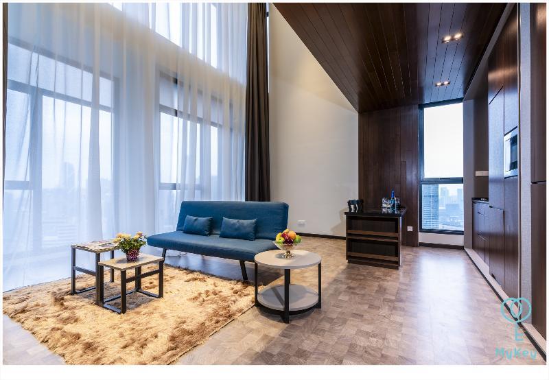 星汇吉隆坡型格麦基全球公寓式酒店 外观 照片 A living room in a serviced apartment in China