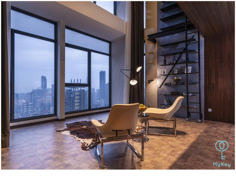 星汇吉隆坡型格麦基全球公寓式酒店 外观 照片 3D rendering of a living room